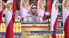 تظاهرات یاران شورشگر در مقابل کنگره آمریکا ـ واشینگتن -۱۶اسفند۱۴۰۴ ـ سخنرانی سونا صمصامی ـ نماینده شورای ملی مقاومت ایران در آمریکا