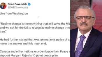 محمد محدثین: تغییر رژیم تنها راه حل بحران خاورمیانه است؛ ایالات متحده اراده مردم ایران را به رسمیت بشناسد