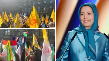 پیام خانم مریم رجوی به تظاهرات ایرانیان آزاده در آمستردام- هلند