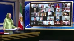 سخنرانی خانم مریم رجوی در کنفرانس آنلاین حمایت از دولت موقت شورای ملی مقاومت ایران