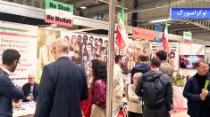 غرفه مقاومت ایران در فستیوال لوکزامبورگ و آکسیون اعتراضی یاران شورشگر در برلین