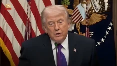 بخشهایی از کنفرانس مطبوعاتی رئیس‌جمهور آمریکا درباره بچه خامنه‌ای و بچه شاه