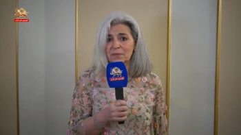 گفتگو با دورین روکماکر در حاشیه کنفرانس مقاومت در آستانه روز جهانی زن