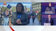 آکسیون ایرانیان آزاده در پاریس در بزرگداشت مجاهدان سربدار