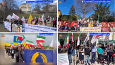 تظاهرات و آکسیون یاران شورشگر در اروپا و آمریکا