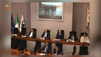 اجلاس رسمی شورای منطقه استان مارکه ایتالیا، حمایت از مقاومت ایران و برنامه ده ماده‌ای 