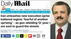دیلی میل:  رژیم ایران موج جدیدی از اعدام‌ها را آغاز می‌کند و از قیام دیگری می‌ترسد