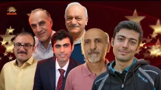 بیانیه ۶مجاهد قهرمان سربدار:  وحید بنی عامریان، محمد تقوی، بابک علیپور، پویا قبادی، اکبر دانشور کار و ابوالحسن منتظر