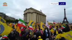 اعتراض جهانی به اعدام مجاهدان قهرمان و شورشگران دلیر، تظاهرات در پاریس - ۲۲ فروردین ۱۴۰۵