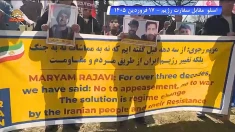 تظاهرات جهانی ایرانیان آزاده و یاران شورشگر در بزرگداشت شهیدان سرفراز مجاهد خلق