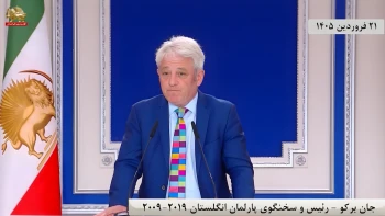 جان برکو رئیس پیشین مجلس عوام انگلستان: پیروزی مردم ایران قطعی است و آلترناتیو مشروع به رسمیت شناخته خواهد شد