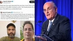 رودی جولیانی: جنایت جدید رژیم ایران؛ اعدام دو عضو مجاهدین خلق و کانون‌های شورشی علیرغم هشدارهای بین‌المللی