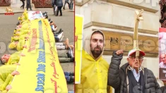 سیپاپرس: اعتراض ایرانیان در لندن و واشنگتن به اعدام زندانیان مجاهد و شورشگران دلیر؛ حمله اعتراضی به سفارت رژیم در لندن