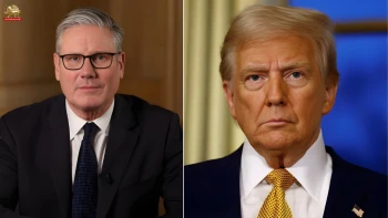 دونالد ترامپ  و استارمر خواستار ازسرگیری فوری کشتیرانی در تنگه هرمز شدند