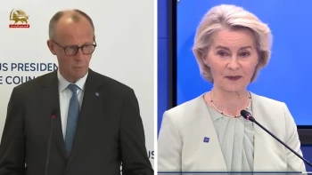 تأکید صدراعظم آلمان و رئیس کمیسیون اروپا بر افزایش فشار و مهار رژیم ایران