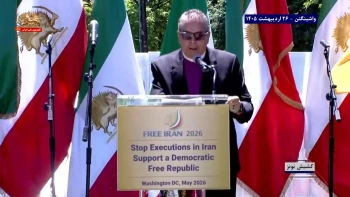 تظاهرات ایران آزاد ـ واشنگتن ـ ۲۶اردیبهشت۱۴۰۵ ـ کشیش نونز