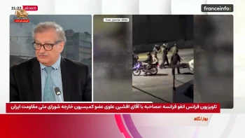 گفتگوی افشین علوی با تلویزیون فرانس انفو