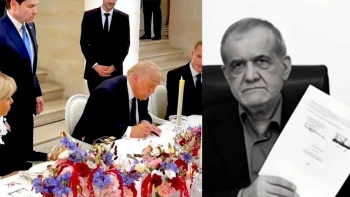 تفاهم‌نامه صلح آمریکا و رژیم ایران امضا شد؛ بازگشایی فوری تنگه هرمز
