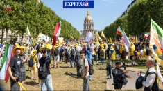 روزنامه اکسپرس لندن : چرا فرانسه تظاهرات حامیان دموکراسی را ممنوع کرد؟