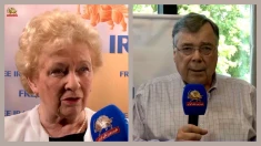 مصاحبه سیمای آزادی با گیرهارده و بارونس اولون؛  تاکید برحمایت از شورای ملی مقاومت