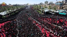 تصاویر  از تاسوعا و عاشورا در عراق - کربلا 
