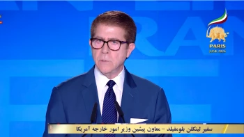 دومین روز گردهمایی جهانی ایران آزاد در پاریس ـ ۳۱ خرداد ۱۴۰۵ ـ سفیر لینکلن بلومفیلد
