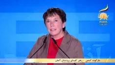 دومین روز گردهمایی جهانی ایران آزاد در پاریس ـ ۳۱ خرداد ۱۴۰۵ ـ مارگوت کسمن
