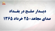 دیدار صلح در بغداد و حمایت جهانی از طرح صلح شورای ملی مقاومت ایران - خرداد ۱۳۶۵ 