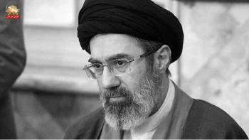 پیام مجتبی خامنه‌ای ولی‌فقیه نورسیده در تلویزیون رژیم