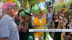 ژان پیر بکه در تظاهرات پاریس: مردم ایران نه شاه را می‌خواهند و نه ملا را