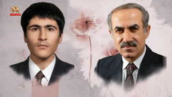 بخوان بنام گل سرخ ـ شماره۱۱۰ ـ مجاهدین شهید منوچهر ابراهیمی و قربانعلی(احمد) فلاحتگر