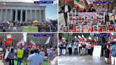 تجمع و تظاهرات یاران شورشگر در محکومیت اعدام مجاهدان سربدار در شهرهای مختلف جهان