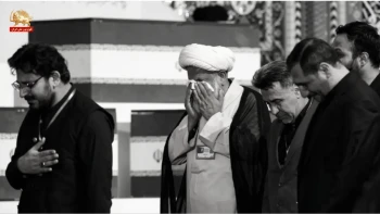 نمایش تشییع جنازه خامنه ای