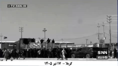 نجف - تجمع حداکثری نیابتی‌ها و مزدوران رژیم ششمین روز مراسم دفن خامنه‌ای