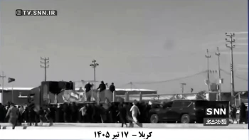نجف - تجمع حداکثری نیابتی‌ها و مزدوران رژیم ششمین روز مراسم دفن خامنه‌ای