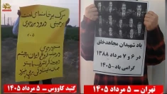 فعالیت جوانان شورشگر در شهرهای ایران با گرامیداشت سالگرد حماسه فروغ ایران 