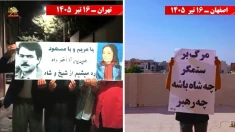 ۳تصویرنگاری و ۴۳پراتیک انقلابی جوانان شورشگر همزمان با دفن خامنه‌ای 
