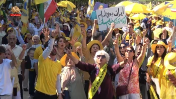 همدستی شاه و شیخ علیه تظاهرات ایران آزاد در پاریس