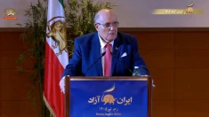 گردهمایی ایرانیان آزاده در رم ـ نه به اعدام آری به جمهوری دموکراتیک ـ رودی جولیانی 