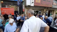 تظاهرات بازنشستگان در شهرهای تهران، اصفهان، هرمزگان و بیجار علیه ستم و غارت حکومت آخوندی