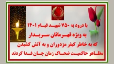 تصویرنگاری و ۳۰پراتیک انقلابی با درود به ۷۵۰ شهید قیام ۱۴۰۱