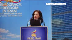 تظاهرات ایران آزاد ۱۴۰۵ ؛ نیویورک؛ آناهیتا سامی