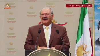 پهلوان مسلم اسکندر فیلابی؛ تظاهرات بزرگ ایرانیان در نیویورک همزمان با اجلاس مجمع عمومی ملل متحد