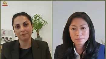 کنفرانس بین‌المللی آنلاین با حضور گزارشگران کنونی و پیشین ملل متحد؛ دکتر حنیفه خیری و الهام ساجدیان