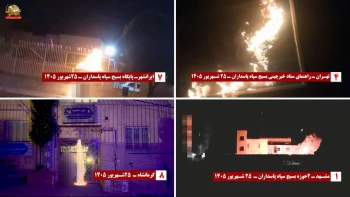 ۴۰پیام آتشین با درود به ۷۵۰ شهید قیام ۴۰۱ در آماده باش سراسری دشمن ضدبشری