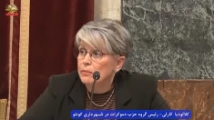 کنفرانس در شهرداری کونئو، ایتالیا ، کلائودیا کارلی